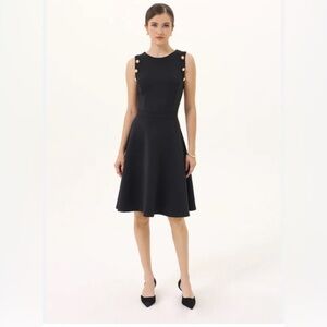 White House Black Market  Black Dress. Size 2. Excellent Condition. W/ Pockets